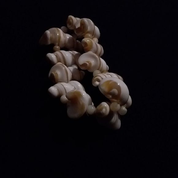 Glass shell braclet - Picture 2 of 4